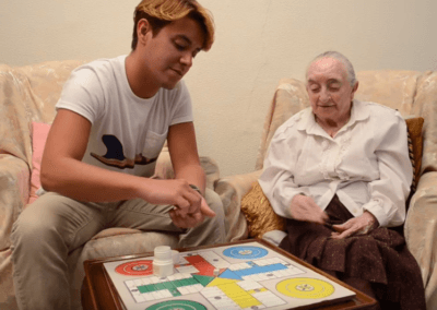 Carmen y José Luis: “Él me alegra las tardes, me encanta que venga”