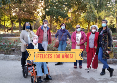 ¡Isabel celebra en compañía sus 100 años!