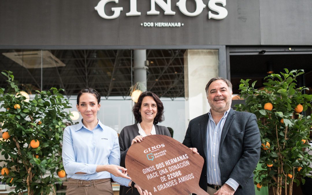 GINOS de Way Dos Hermanas dona a Grandes Amigos más de 2.200 €