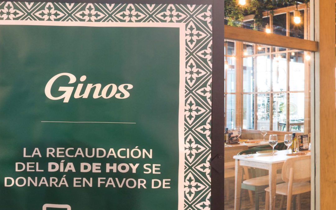 Ginos ayuda a las personas mayores con una recaudación solidaria de su nuevo restaurante en la Gran Vía madrileña